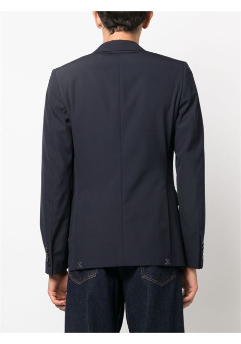 Blue blaine single-breasted blazer - men DRIES VAN NOTEN | 2320204057062509